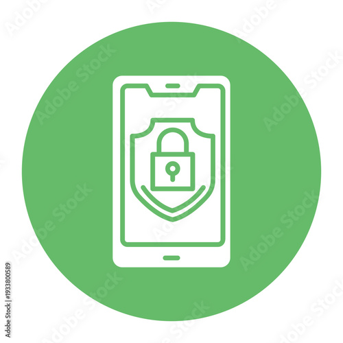Mobile Security Icon