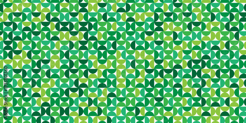 seamless pattern with abstract lines and flower design. Abstract geometric fabric circle floral pattern. Hawaiian tropical seamless pattern.