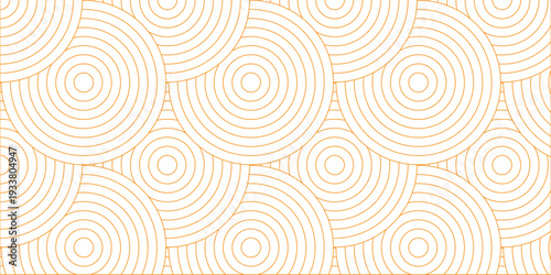 Modern abstract colorful circle line pattern background. Seamless design for banner and wave overlapping geometric wallpaper design.