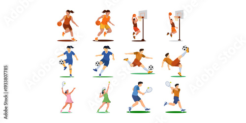 Sport Activity Illustration