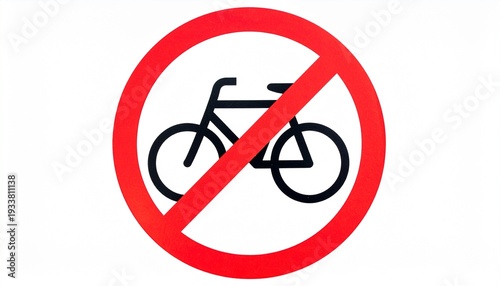Free Download  No Bicycles Prohibition Sign - GFXLoad