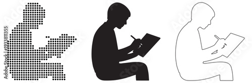 Minimalist vector graphic featuring a simple, clean file icon labeled vector file