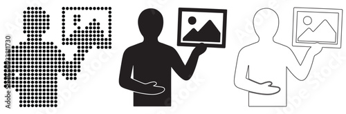 Minimalist design featuring a vector file icon with clean lines and simplicity