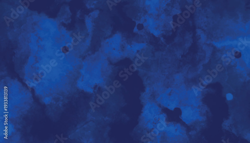 Deep blue watercolor cloud texture abstract clouds