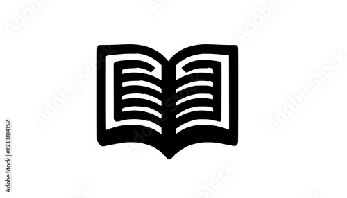 open book with bookmark