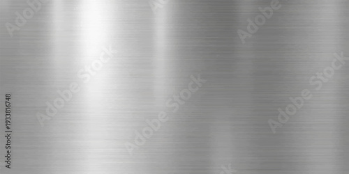 Brushed Metal Texture: An elegant metallic sheet showcases a textured surface, accentuated by subtle gradients of light and shadow, resulting in a sleek and modern appearance.