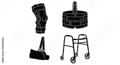 Medical equipment for rehabilitation and support