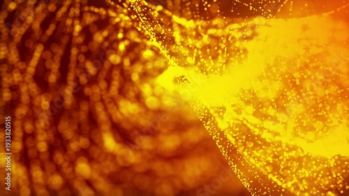 Abstract Gold Particles