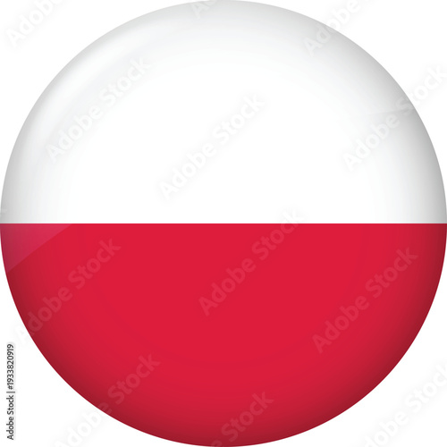 Free Download Poland Flag Round Glossy Icon – 3D Circular ButtonPoland Flag Round Glossy Icon – 3D Circular Button - GFXLoad