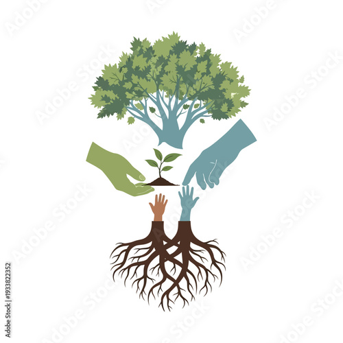 Community Nurturing Nature Growth Sustainability