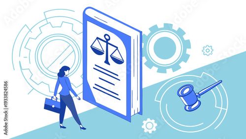 Digital compliance workflow showing document verification, governance and risk management.