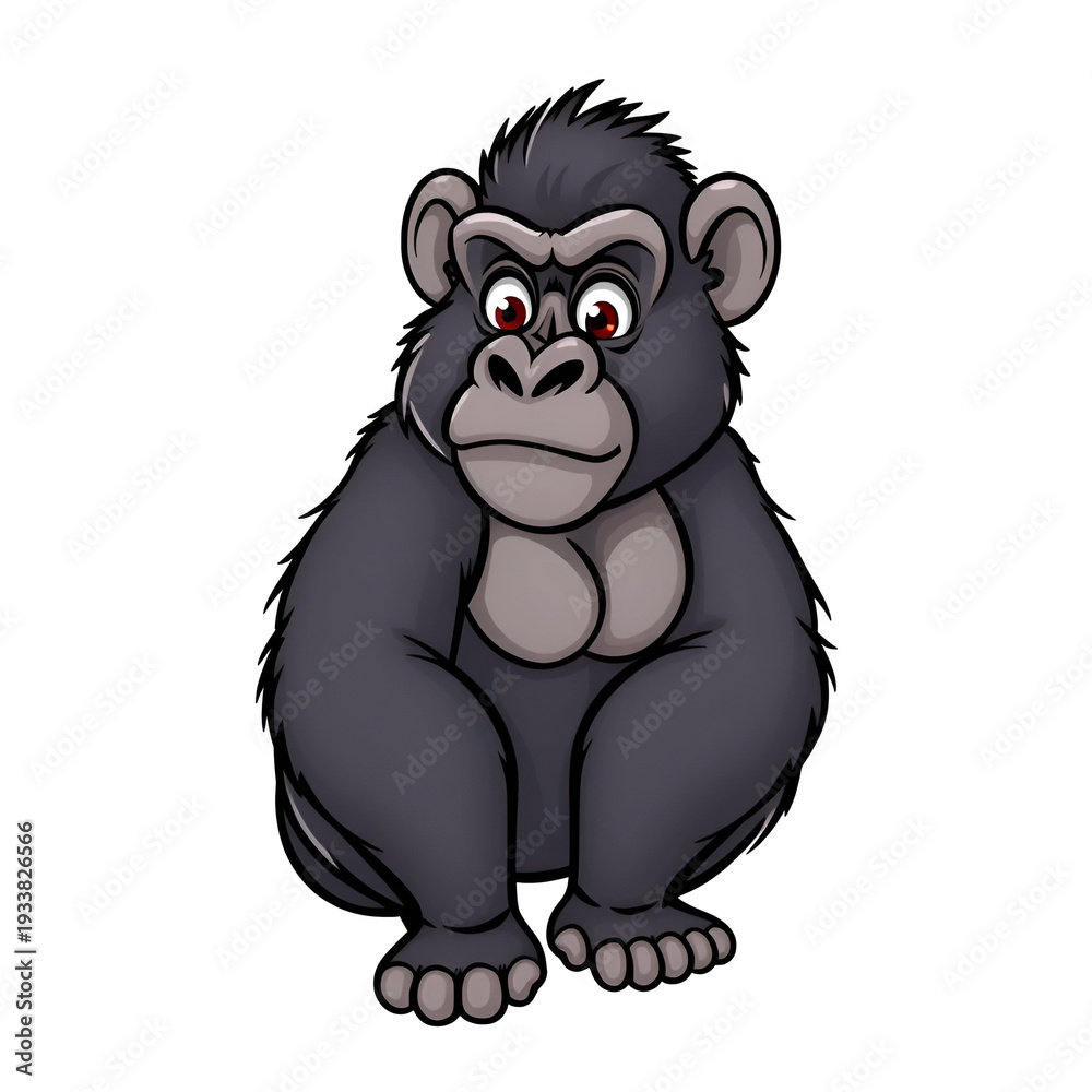 Fototapeta premium Zorilla animal cartoon character. Isolated on white background. Vector illustration.