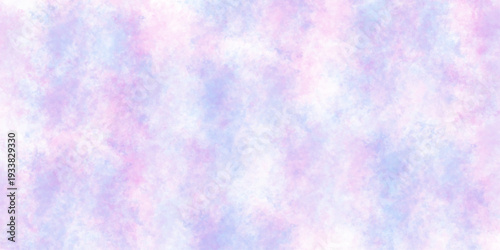 Colorful paper textured ink effect grungy wet pastel illustration for design. colorful abstract watercolor background. Smooth vibrant light pink, purple shades and blue watercolor paper textured.