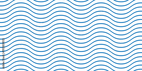 creative blue wave line abstract design.