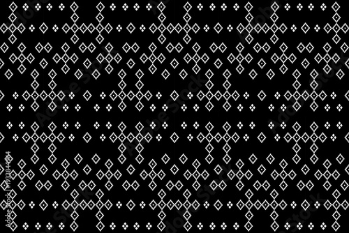 Geometric seamless Tribal ethnic pattern.