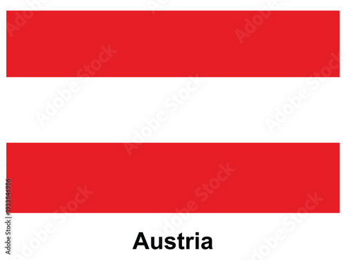 Free Download Austria Flag Icon with Horizontal Stripes Red and White Design - GFXLoad