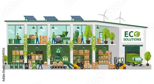Eco Friendly Industrial Warehouse Facility.