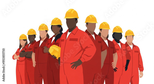 Diverse Group of Construction Workers.