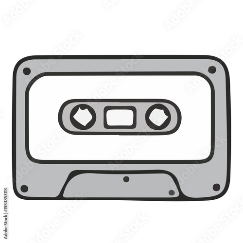 Retro Audio Cassette Icon