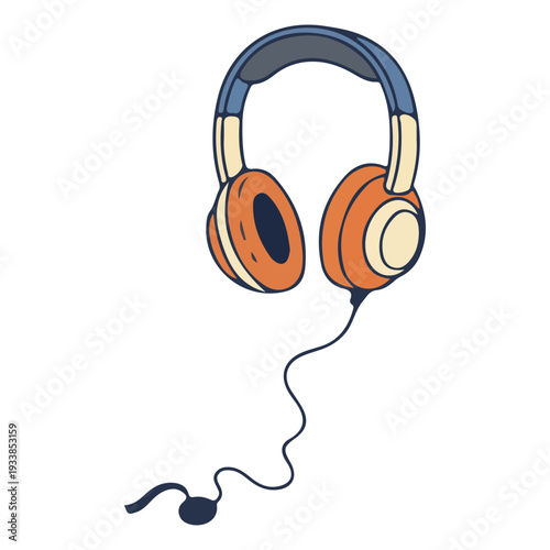 Headphones with Microphone Icon