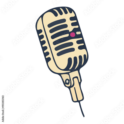 Vintage Microphone Icon