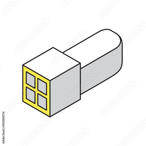 シンプルなはんこ（判子）のイラスト