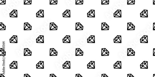 ダイヤモンドのシームレス背景画像。（Seamless background image of diamonds.）
