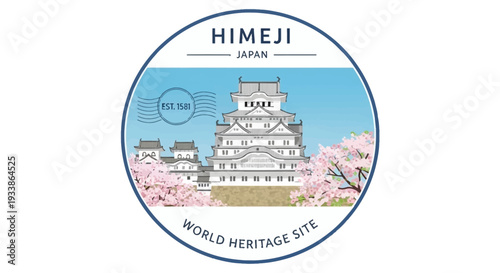 Himeji Castle Japan World Heritage Site Cherry Blossoms