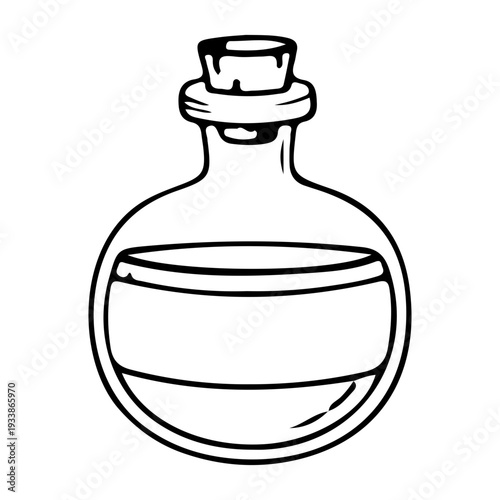 Potion Bottle Outline Icon
