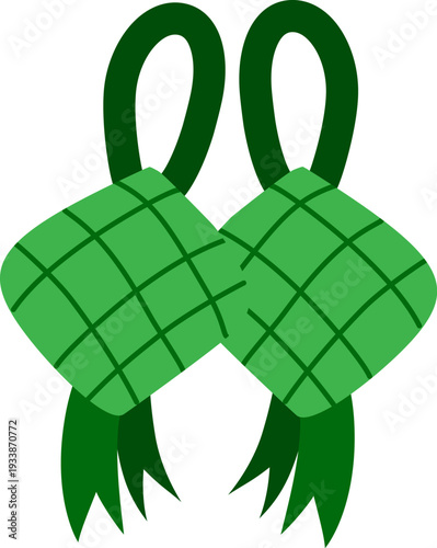 Ketupat Eid Mubarak Ornament Icon
