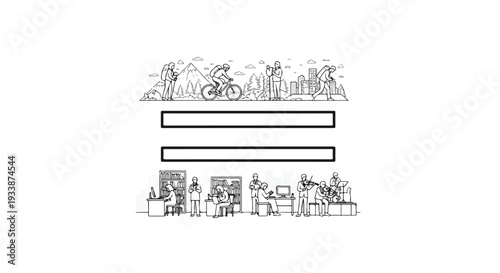 Diverse group of people engaging in various activities promoting unity and equality on Zero Discrimination Day with a focus on inclusivity and social justice