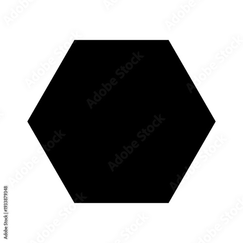 black polygon vector icon