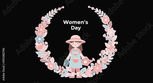 International Womens Day 2026 Celebration with Cute Gardener