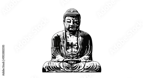 Buddha Statue Sitting Meditation Zen Buddhism Enlightenment