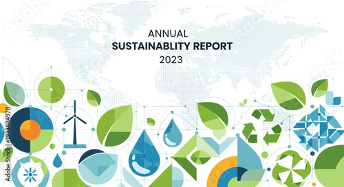 Annual sustainability report 2023 highlights eco friendly practices for a green future on planet earth