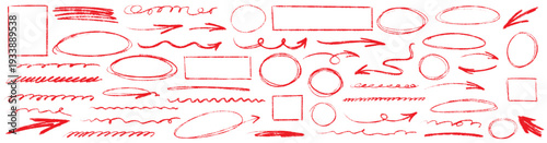 Artistic line using crayon and chalk, highlight and scribble bring flow, underline, pen, circle, doodle, text and arrow stand out with crayon and highlight, chalk and scribble.