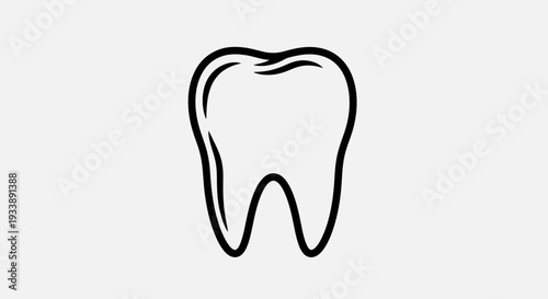tooth isolated on white background