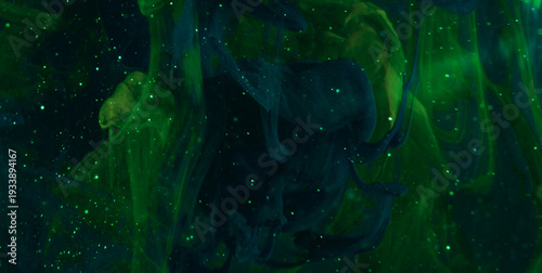 Beautiful Glossy Acrylic Waves with Ample Copy Space