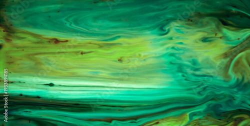 Beautiful Glossy Acrylic Waves with Ample Copy Space