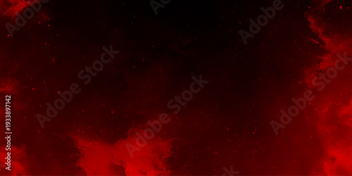 Abstract red and black textured smoke. grunge dark red textured painted background. abstract fire flame grunge texture background. Vintage grunge pattern for design and decoration space for text.	
