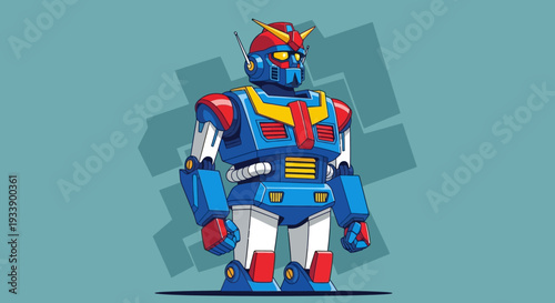 Retro Robot Warrior