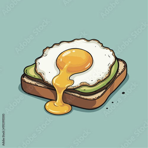 The art of breakfast a harmonious fusion of culinary silhouettes and healthy food patterns