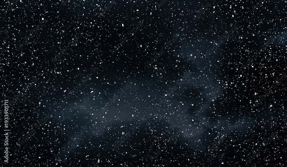 Fototapeta premium Space star shape sky night background, black starry cosmos abstract pattern dark blue science, textile cosmic galaxy astronomy decoration fantasy wallpaper landscape..