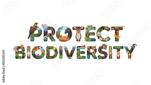 Protecting biodiversity with vibrant wildlife and lush ecosystems
