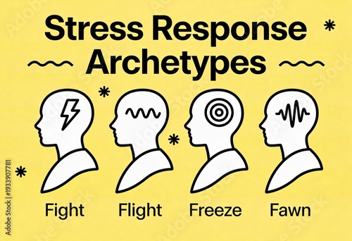 Understanding Stress Response Archetypes for Psychological Resilience and Behavioral Analysis in Modern Life Dynamics captured with clarity