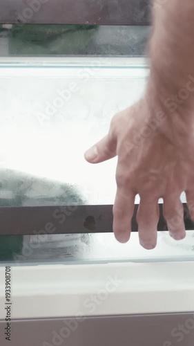 Freezing sneaker shoes in the freezer