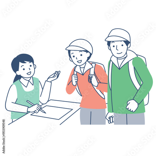 災害ボランティアの受付