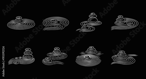 Water Droplets Creating Ripples on Surface.