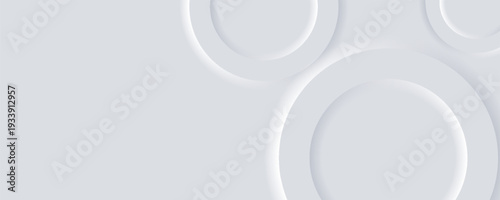 Light gray geometric background with overlapping rings and gentle depth effect for presentations and web layouts.