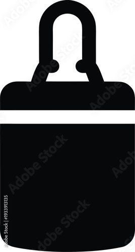 loofah sponge silhouette vector illustration on transparent background